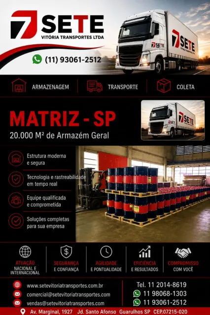 Armazenagem de produtos industriais