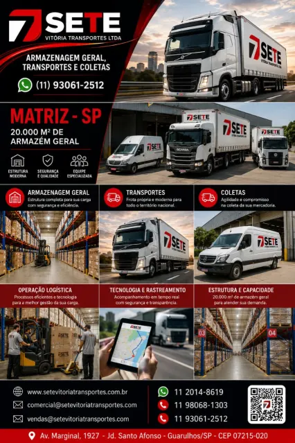 Coleta, transporte e armazenagem